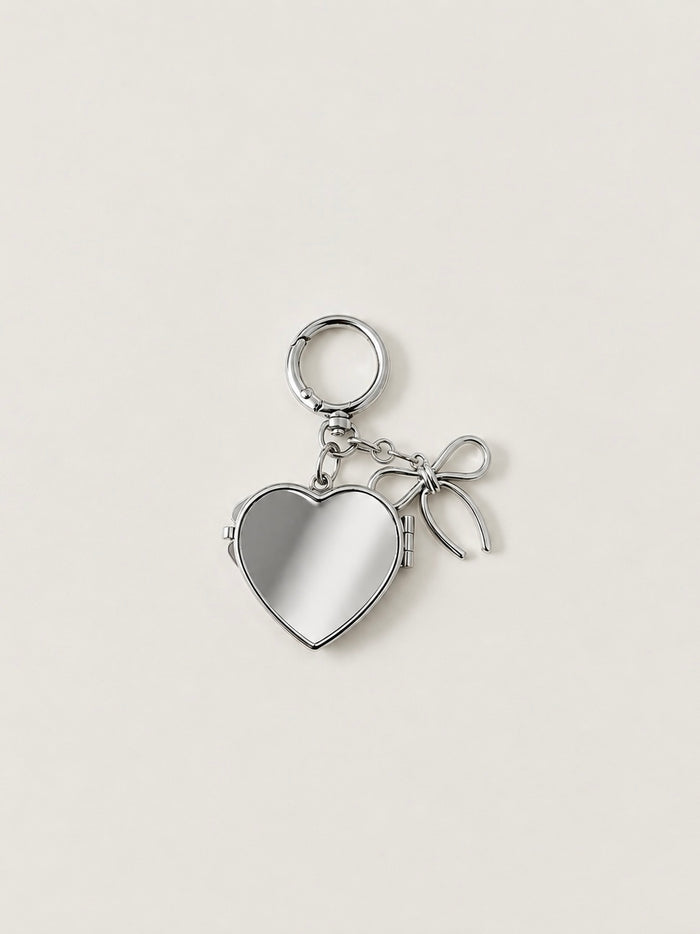 Heart Mirror Keychain