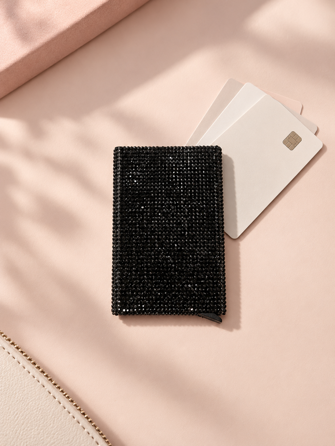 Bedazzled card holder