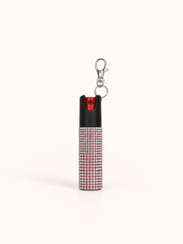 Bedazzled Pepper Spray Keychain