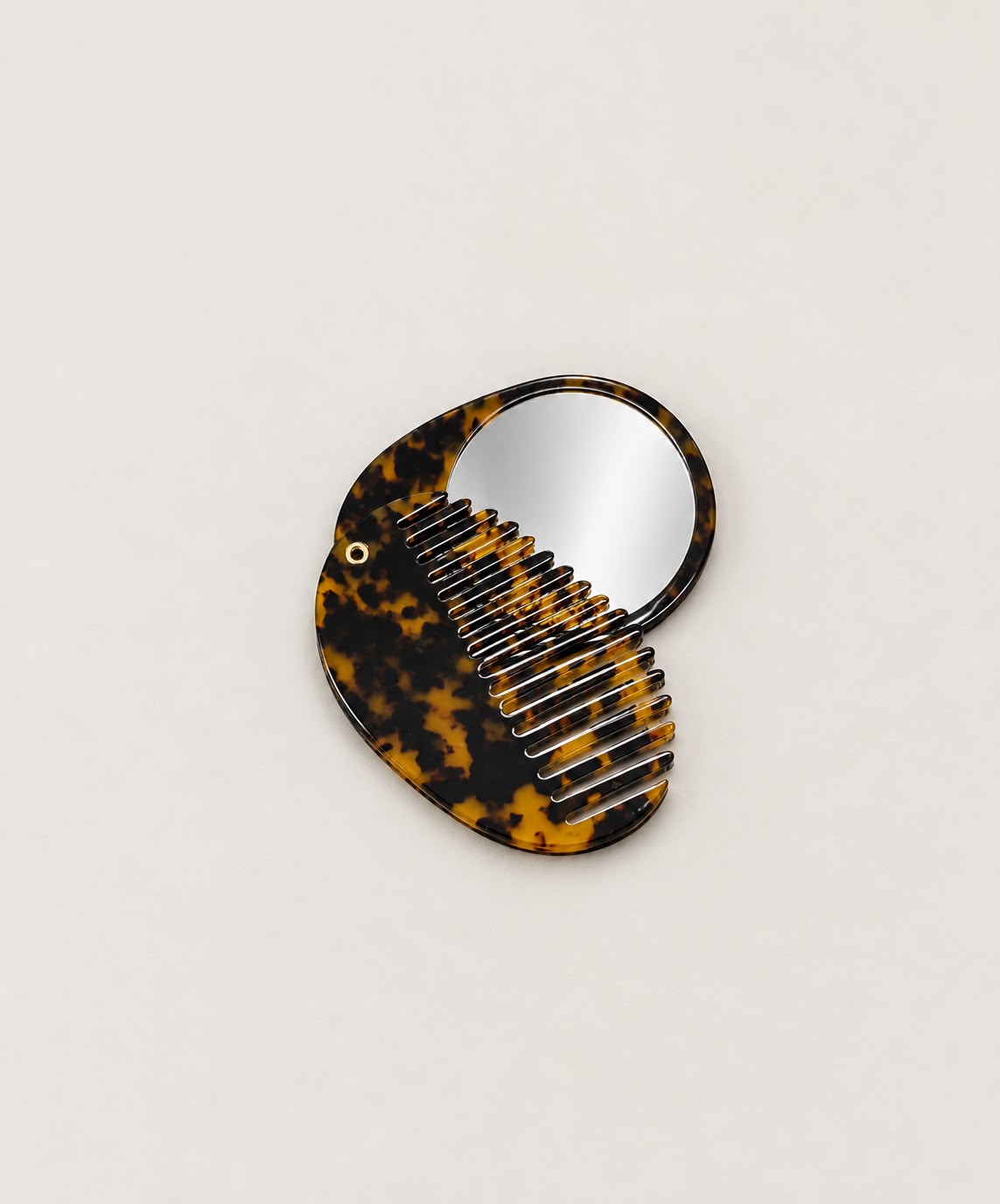 MIRROR COMB KEYCHAIN.