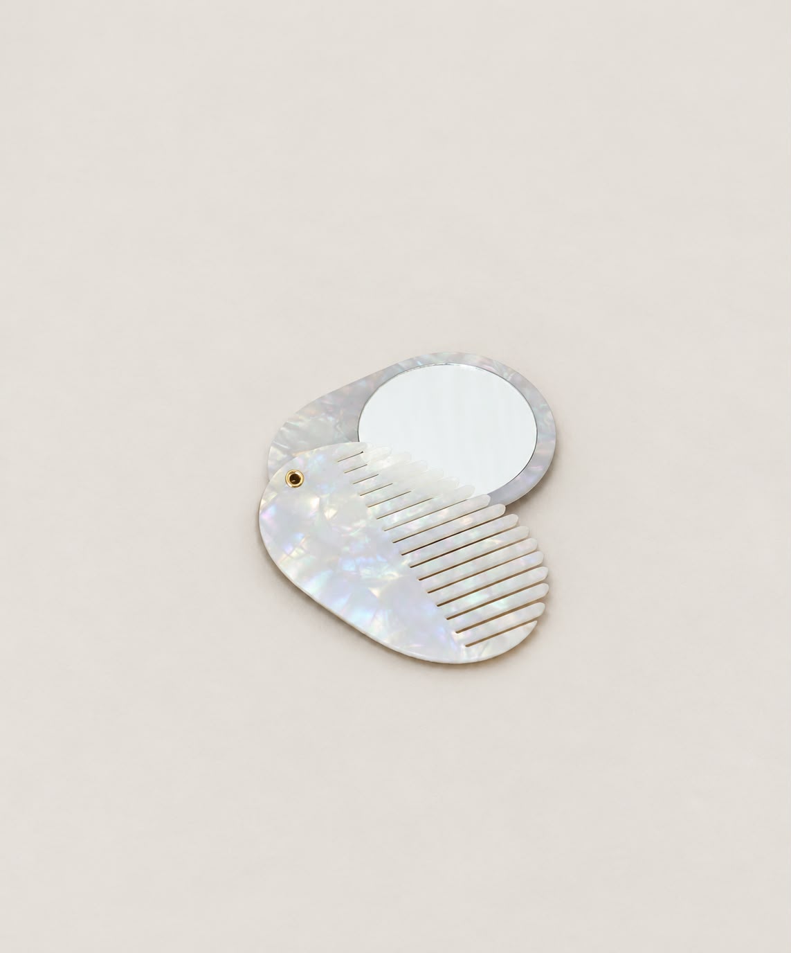 MIRROR COMB KEYCHAIN.