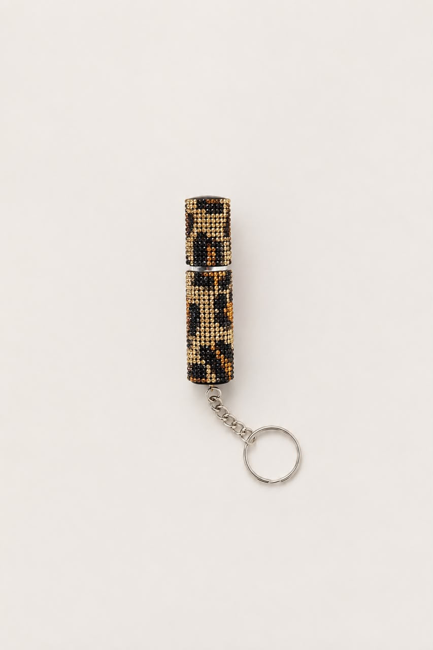perfume bottle keychain