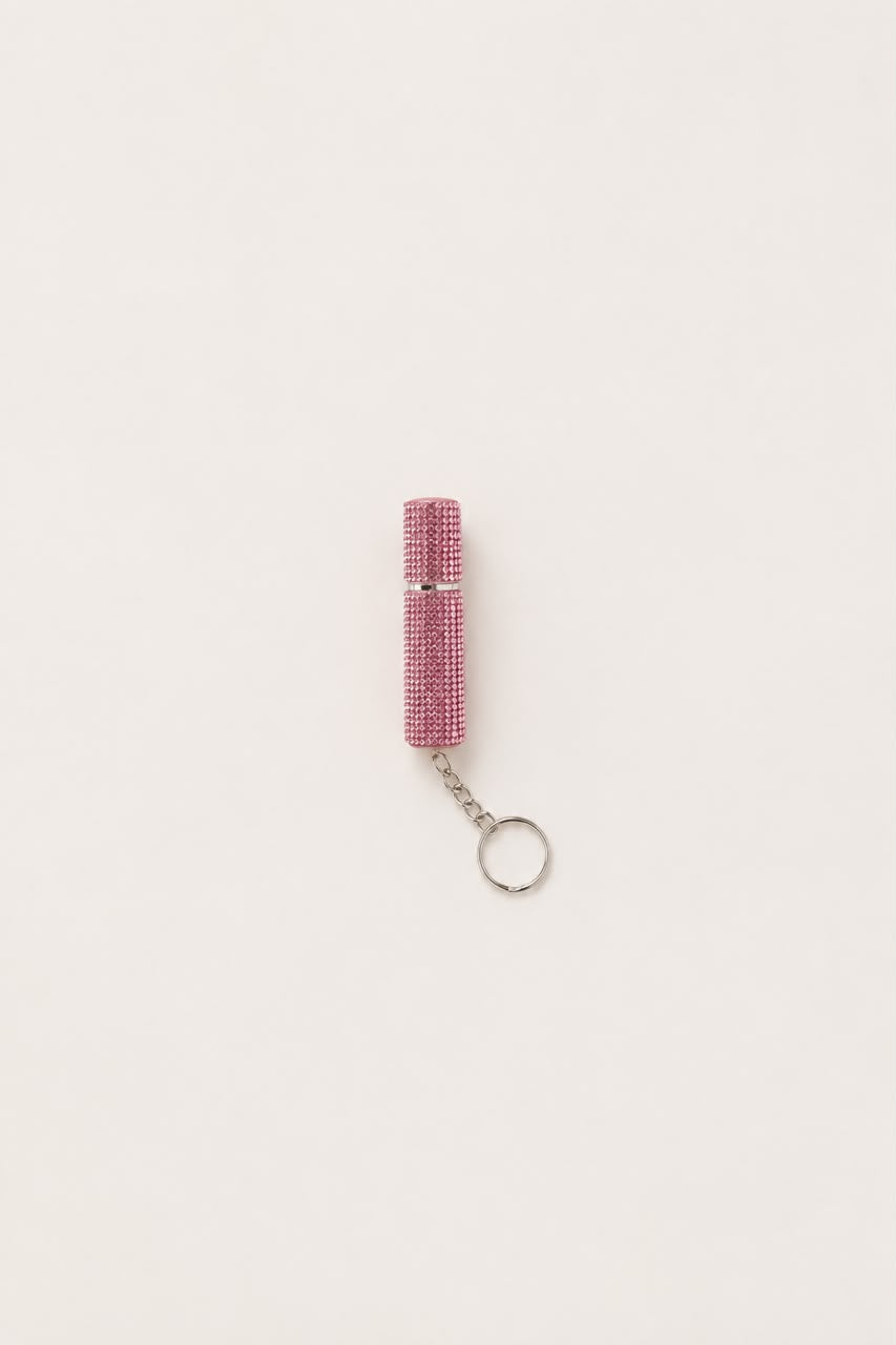 perfume bottle keychain